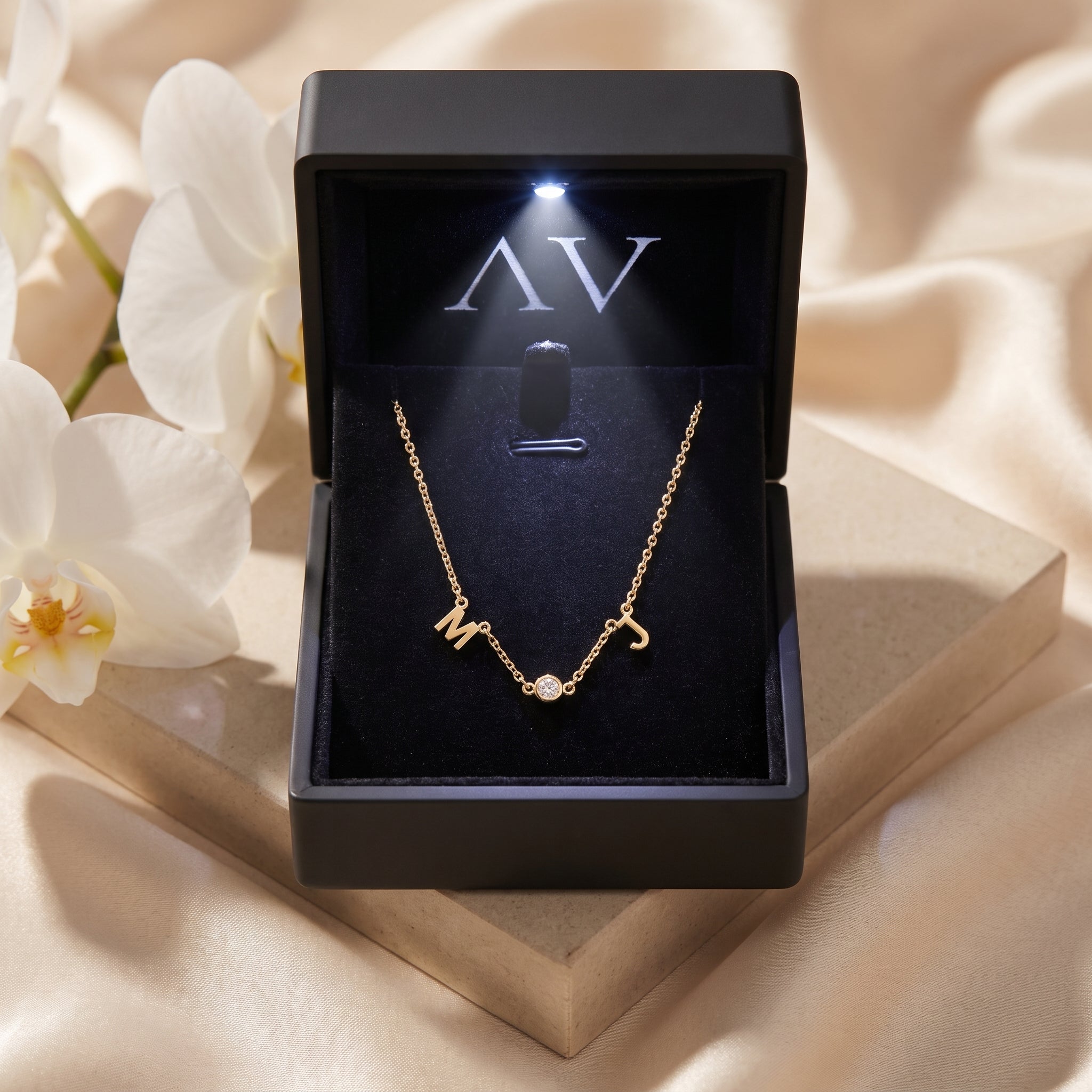 YLQ4417-necklace - Premium LED Gift Box Presentation