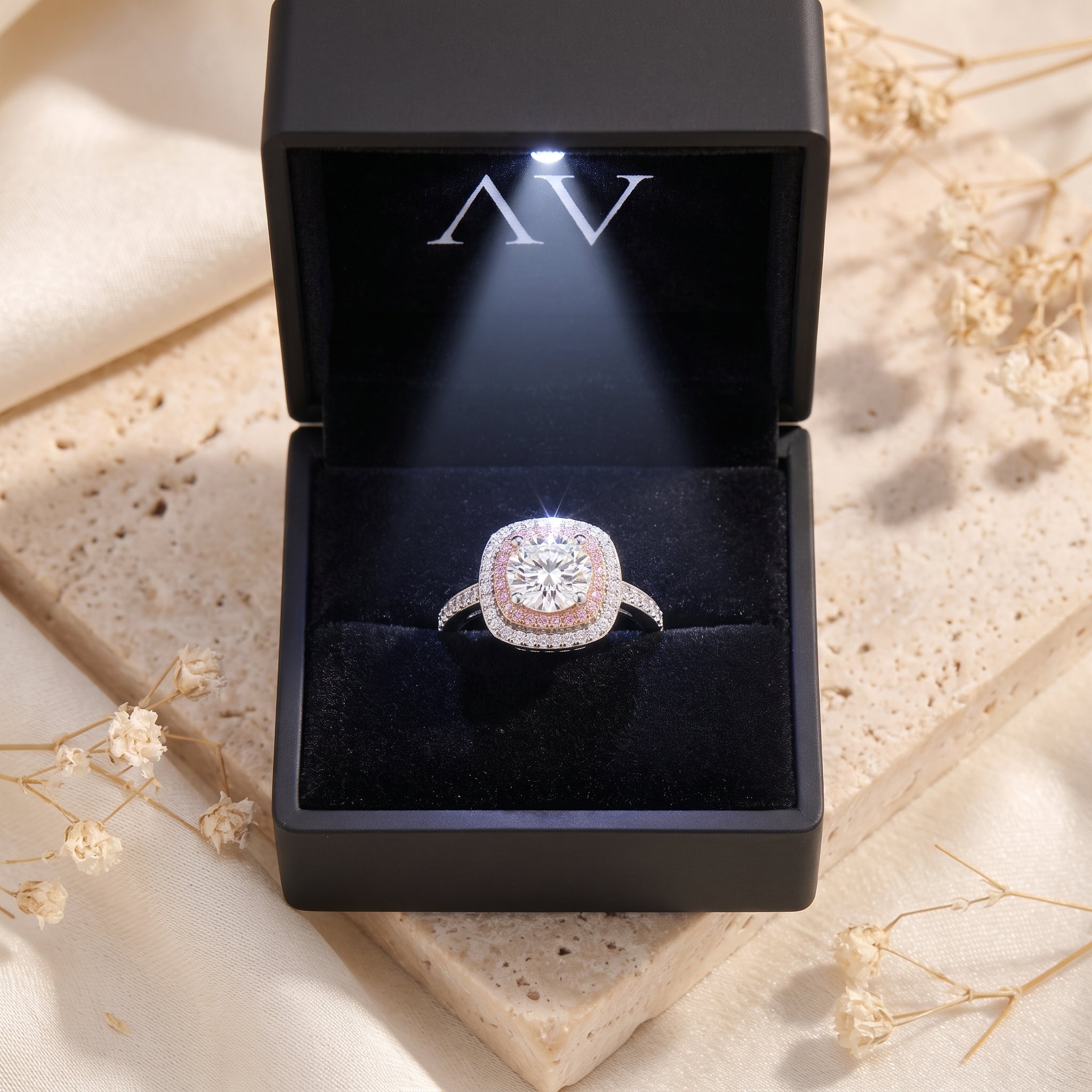 YLQ4709-rings - Premium LED Gift Box Presentation