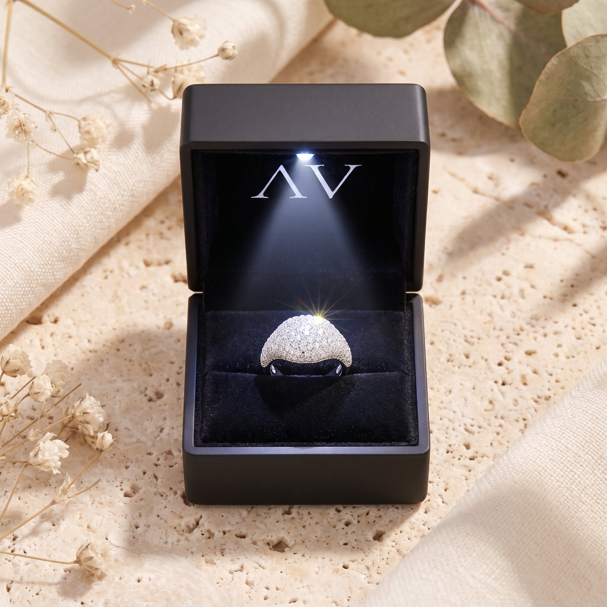YLQ4774-rings - Premium LED Gift Box Presentation