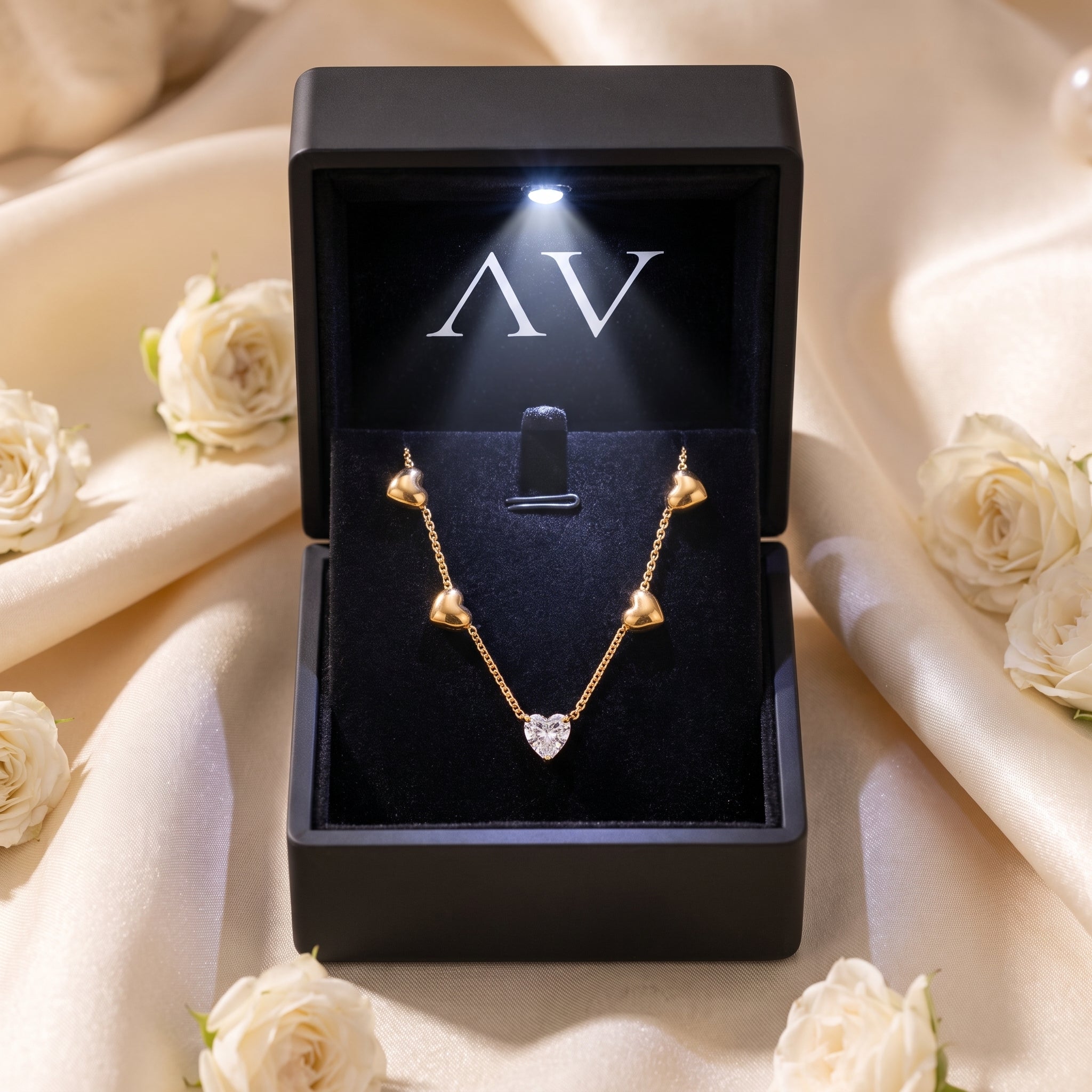 YLQ49047-NECKLACE - Premium LED Gift Box Presentation