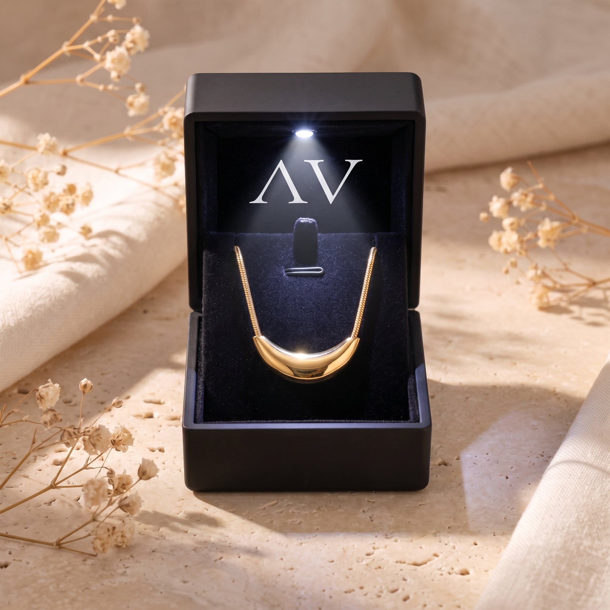 YLQ49165-NECKLACE - Premium LED Gift Box Presentation