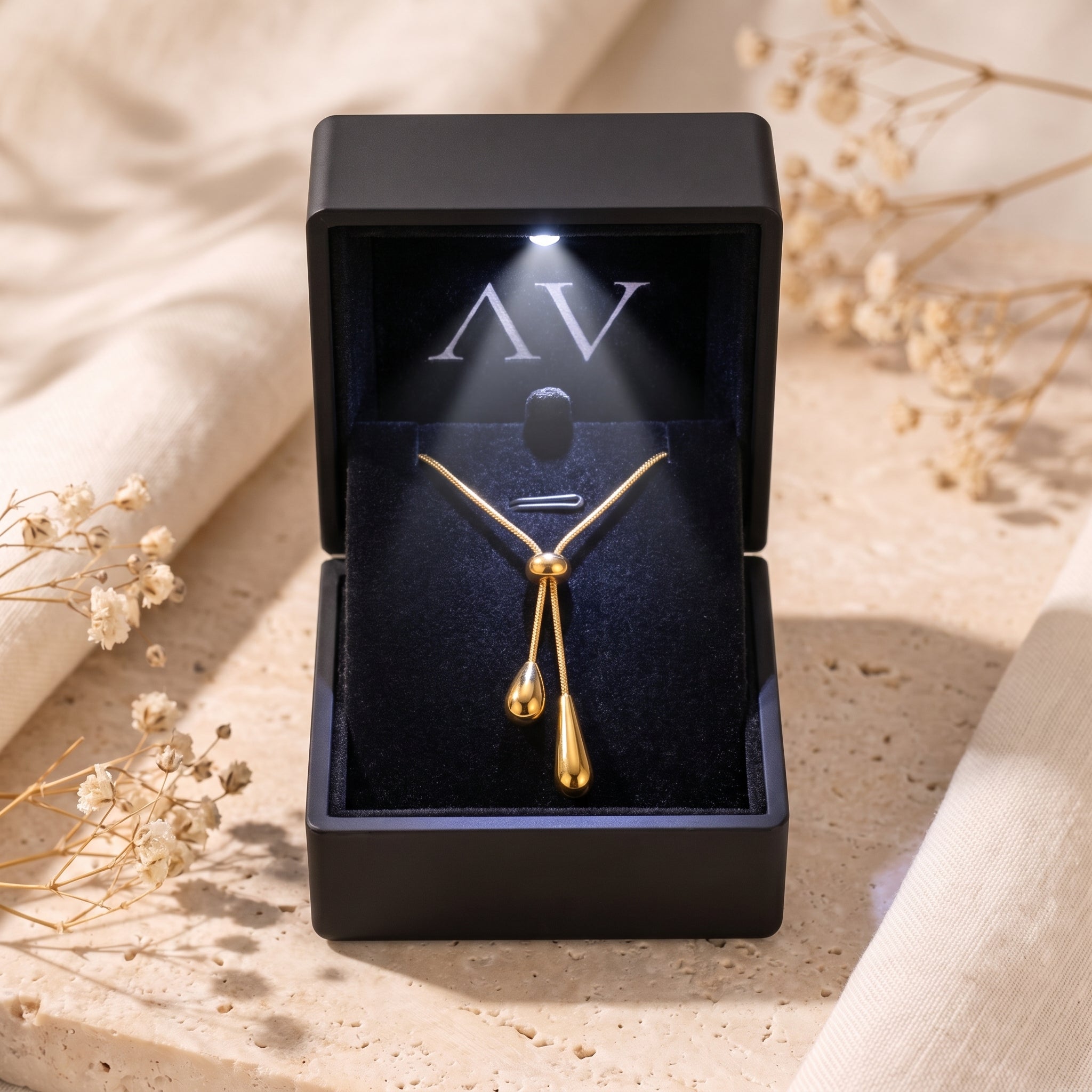 YLQ49184-NECKLACE - Premium LED Gift Box Presentation