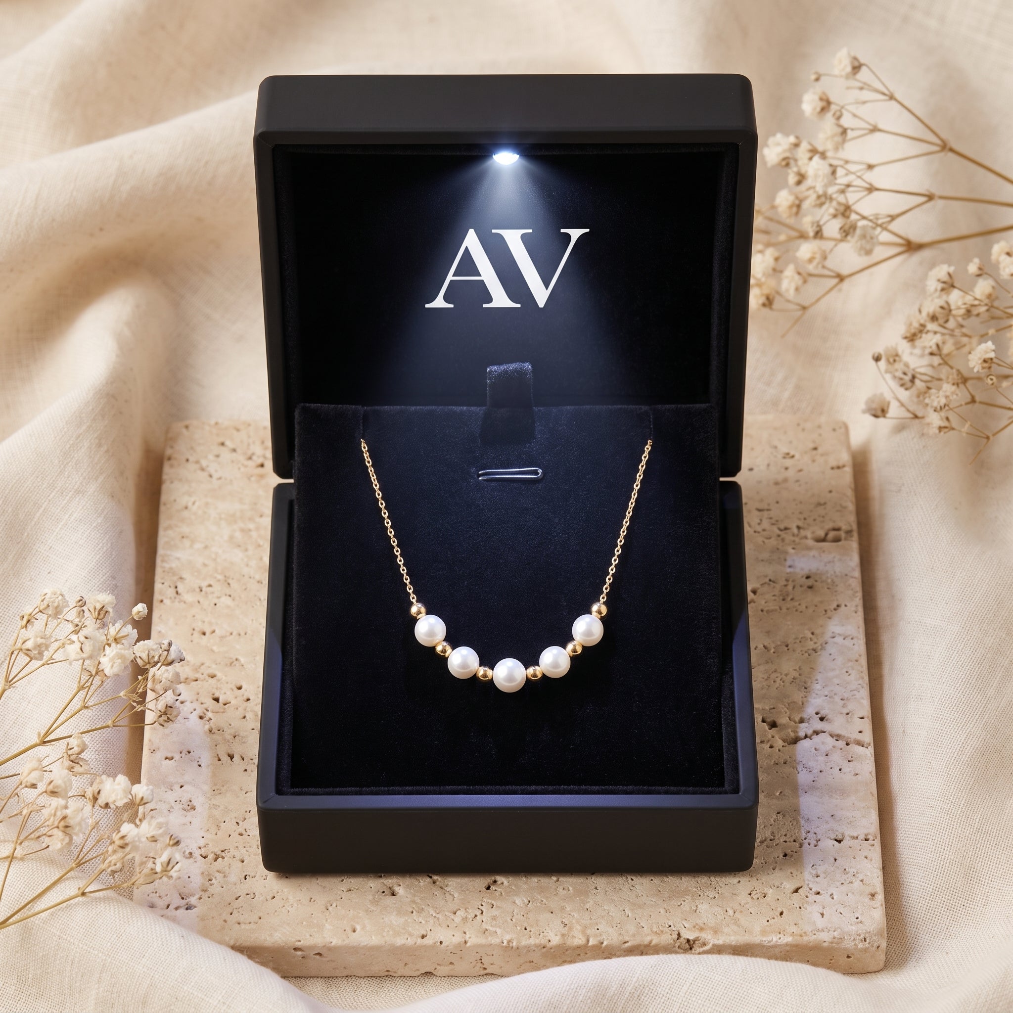 YLQ49196-NECKLACE - Premium LED Gift Box Presentation