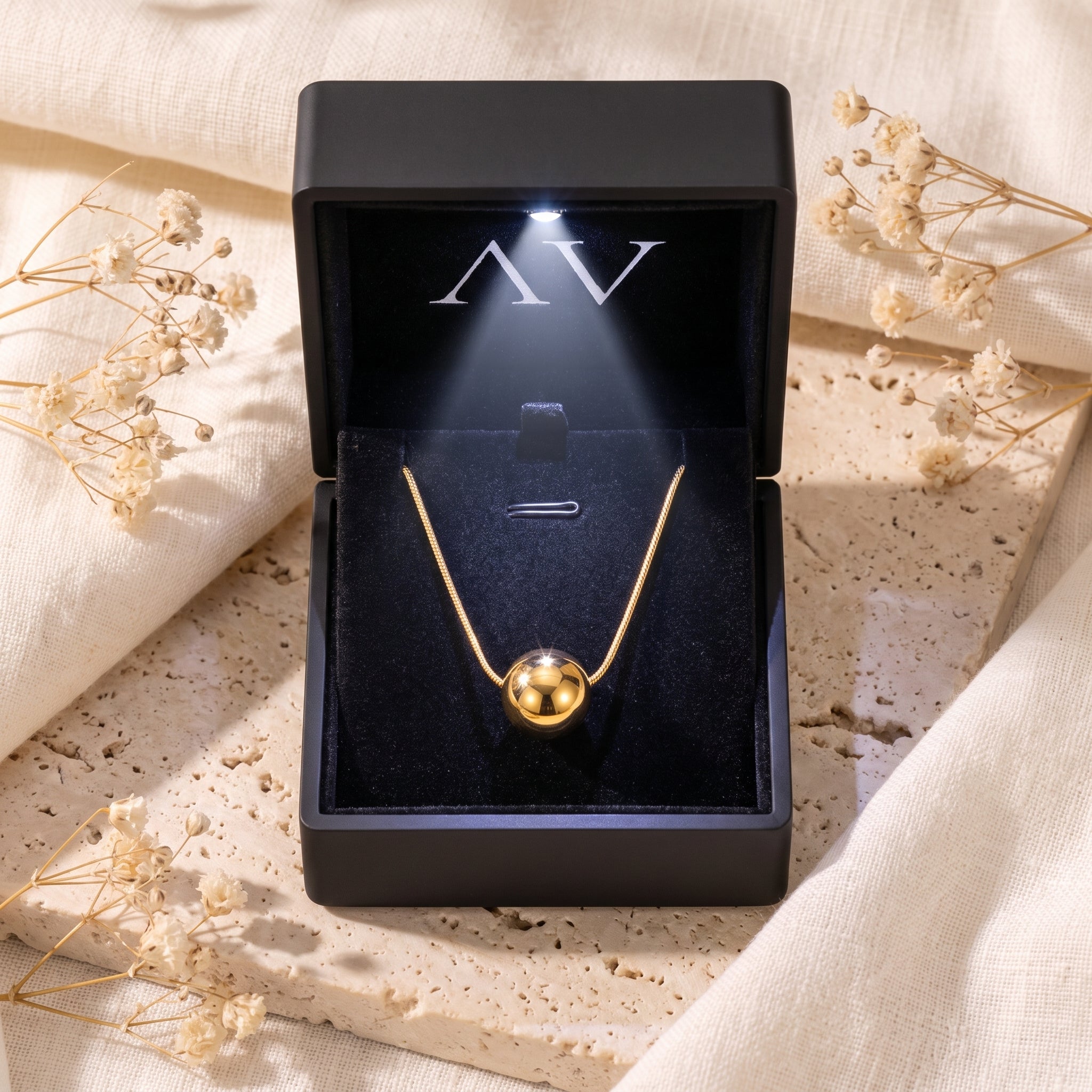 YLQ49197-NECKLACE - Premium LED Gift Box Presentation
