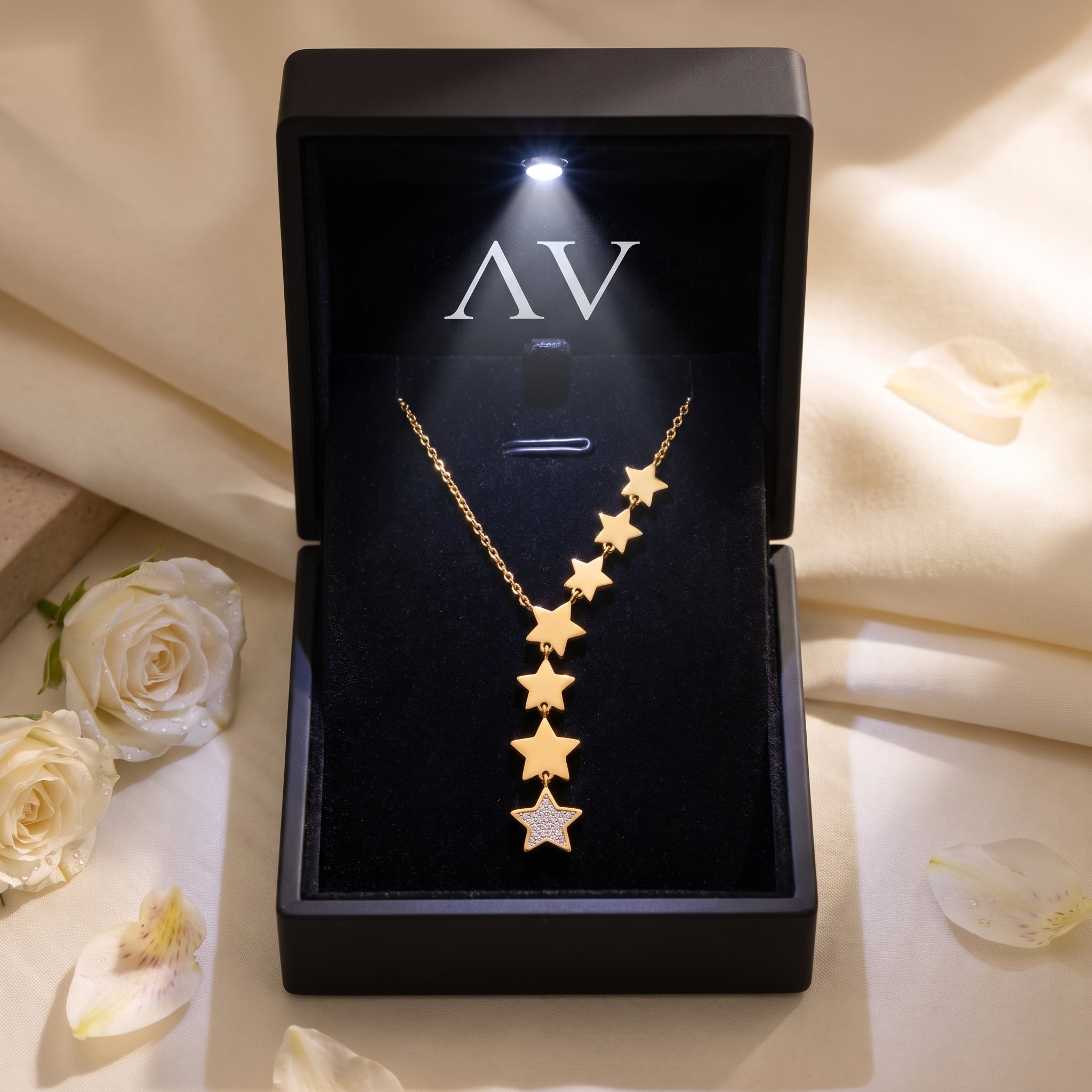 YLQ49381-NECKLACE - Premium LED Gift Box Presentation