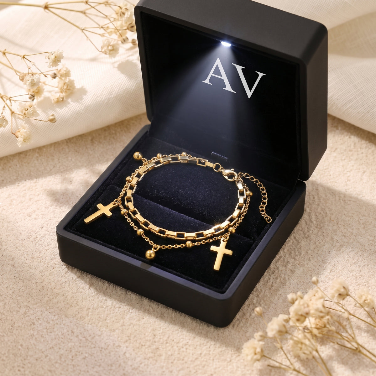 YLQ49611-bracelet - Premium LED Gift Box Presentation