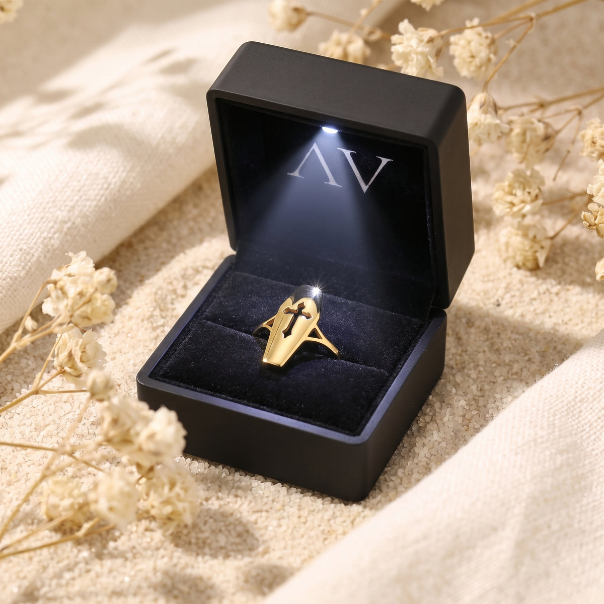 YLQ49637-ring - Premium LED Gift Box Presentation