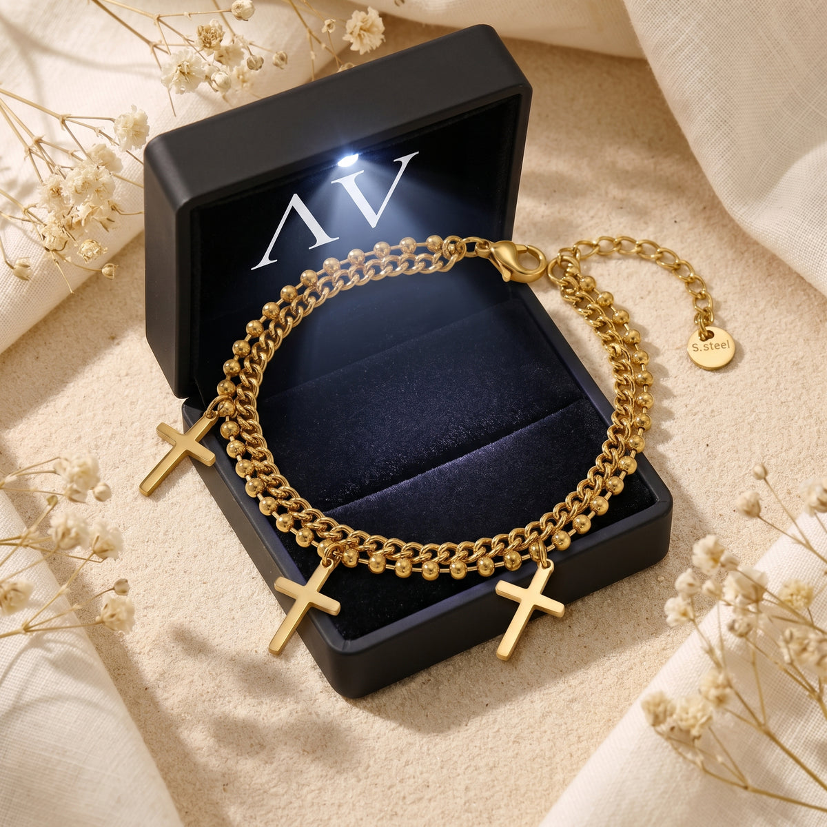 YLQ49815-bracelet - Premium LED Gift Box Presentation