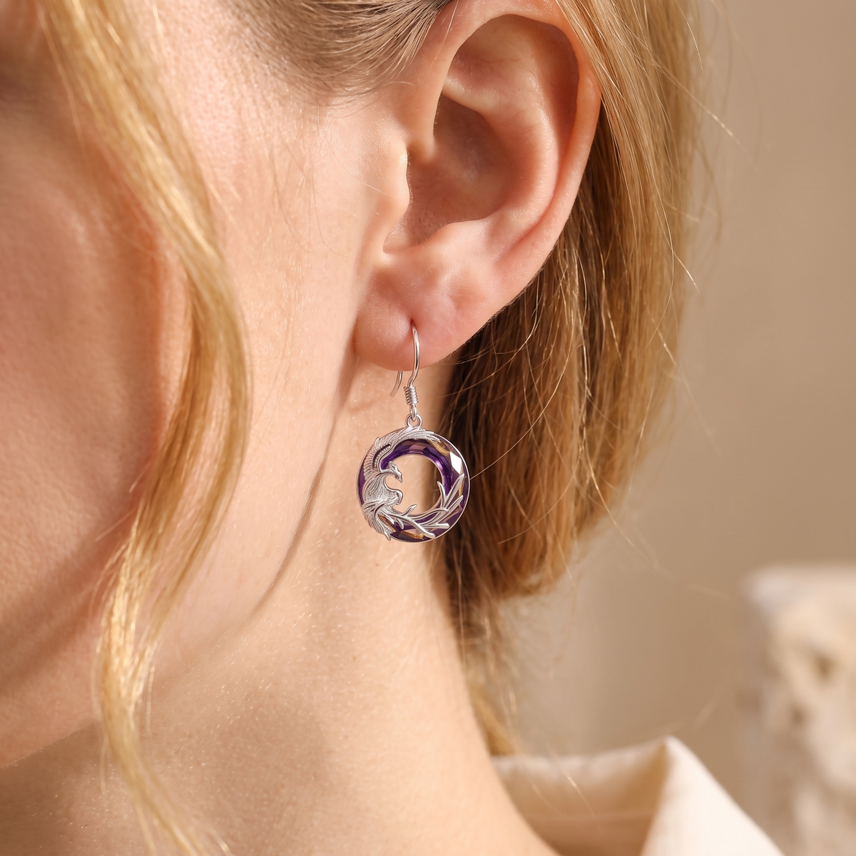 Phoenix Crystal Necklace | 925 Sterling Silver