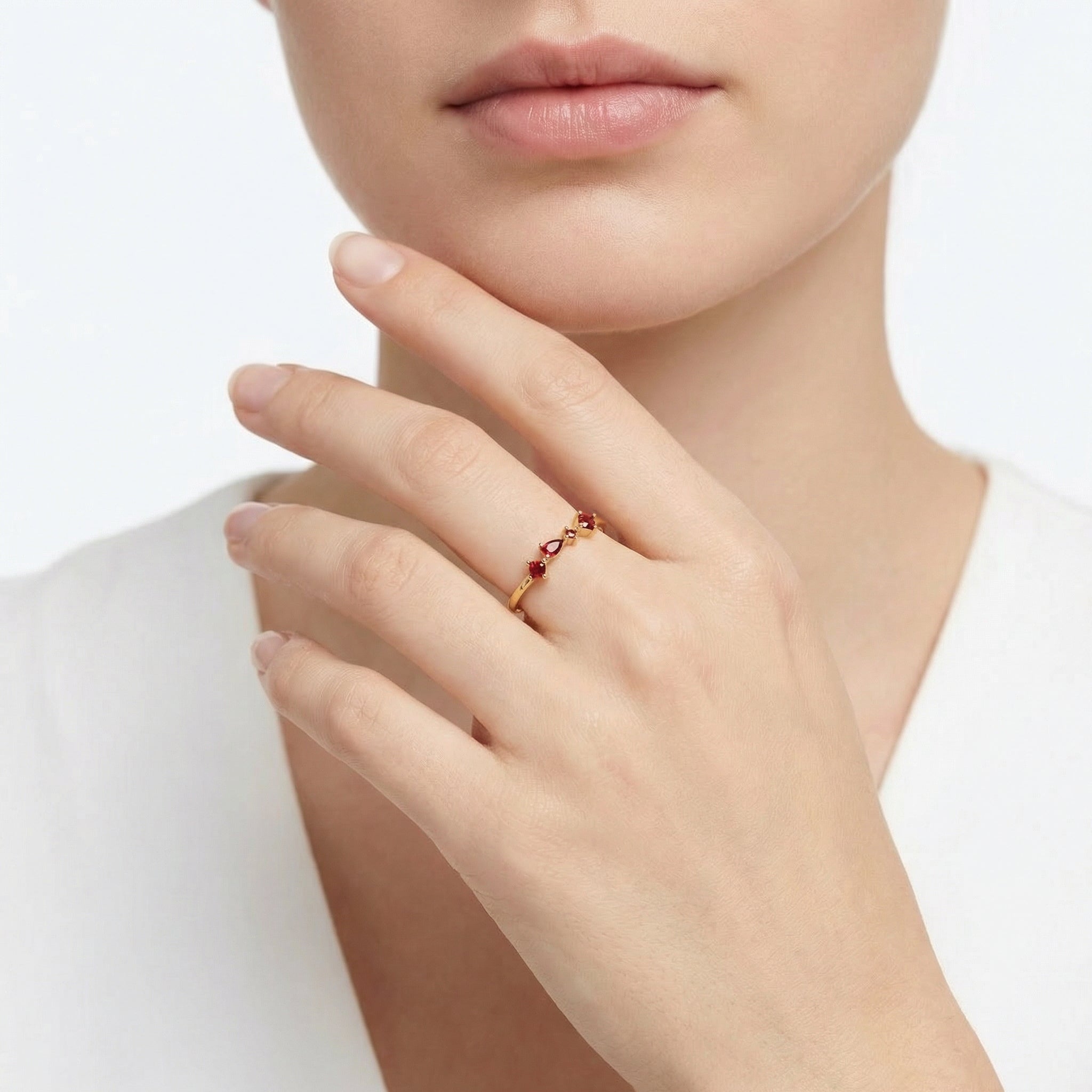 The Julianna Cluster Ring - 18K Gold Vermeil
