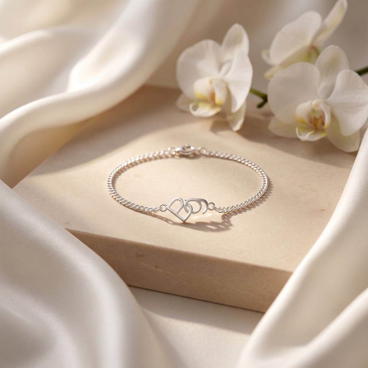 The Intertwined Initial Bracelet
