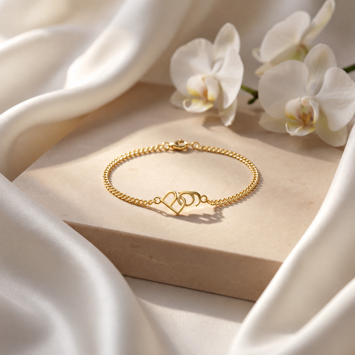 The Intertwined Initial Bracelet