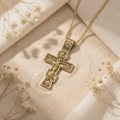 YLQ49661-cross necklace rotation video