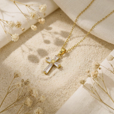 YLQ49587-cross necklace rotation video