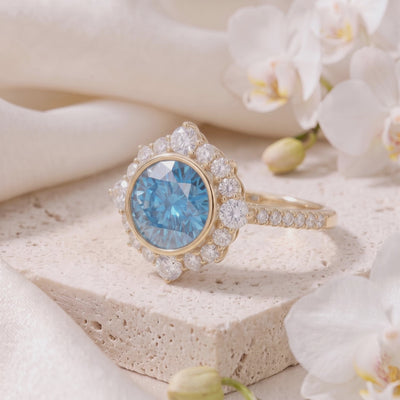 AI0010-ROU-2CT-PAVE-BEZEL rotation video