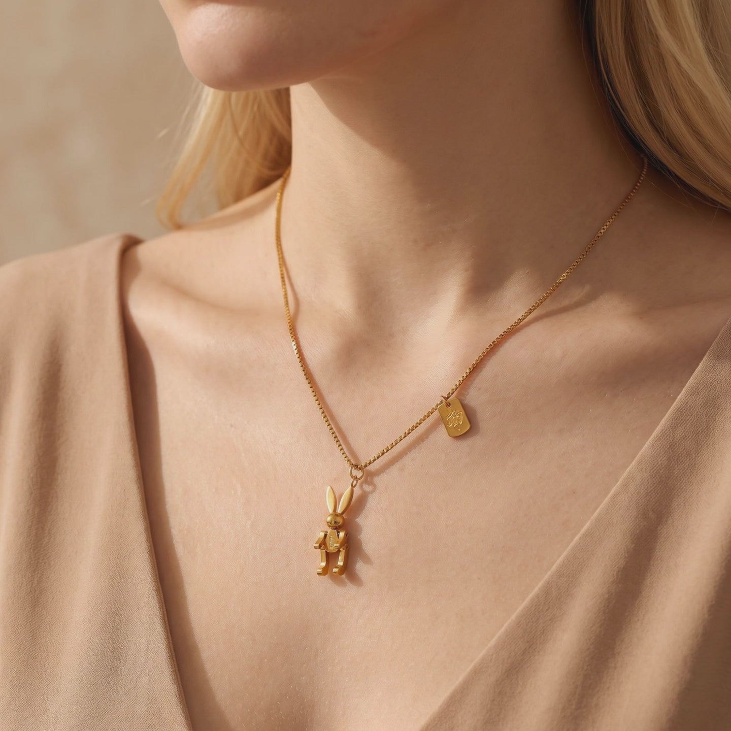 YLQ48993-NECKLACE lifestyle video