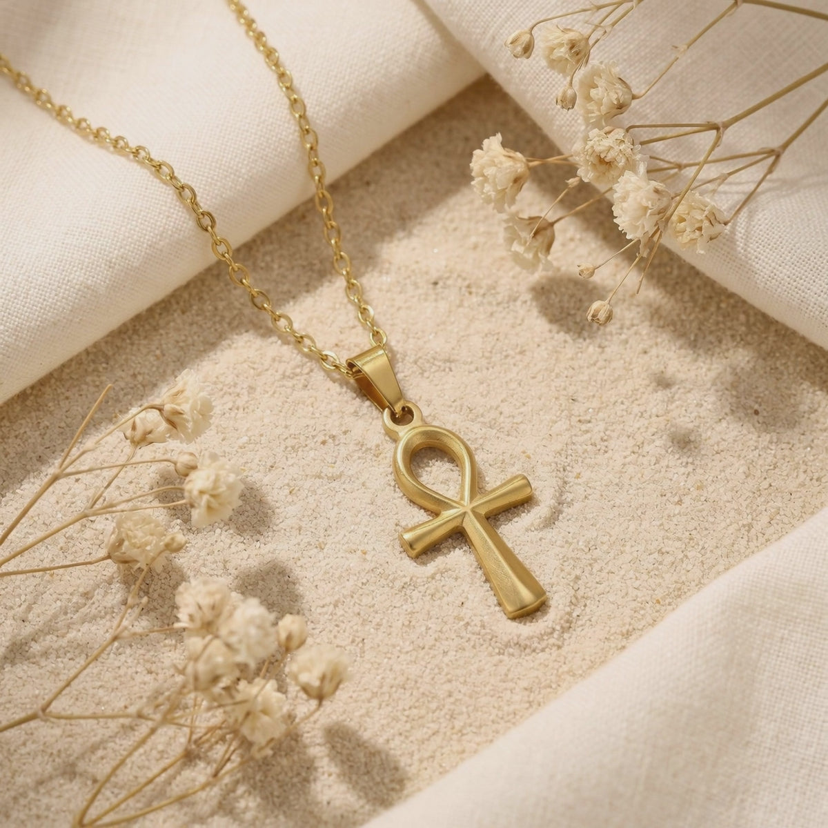 YLQ49578-cross necklace rotation video