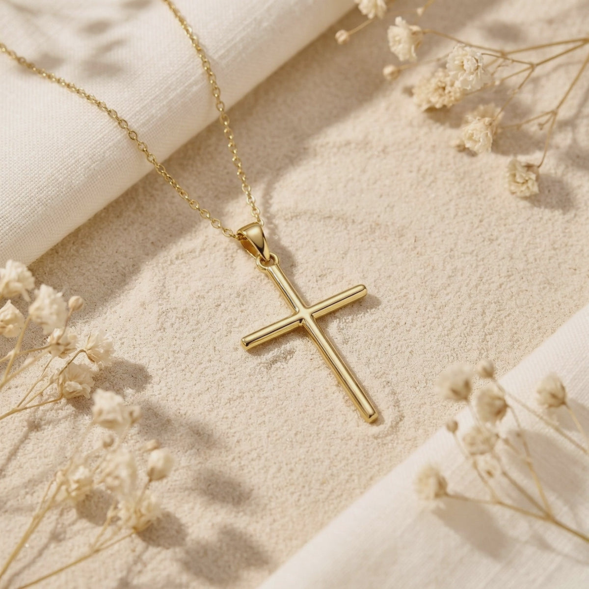 YLQ49563-cross necklace rotation video