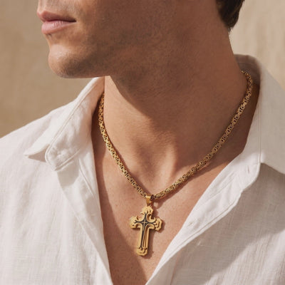 YLQ49651-cross necklace lifestyle video