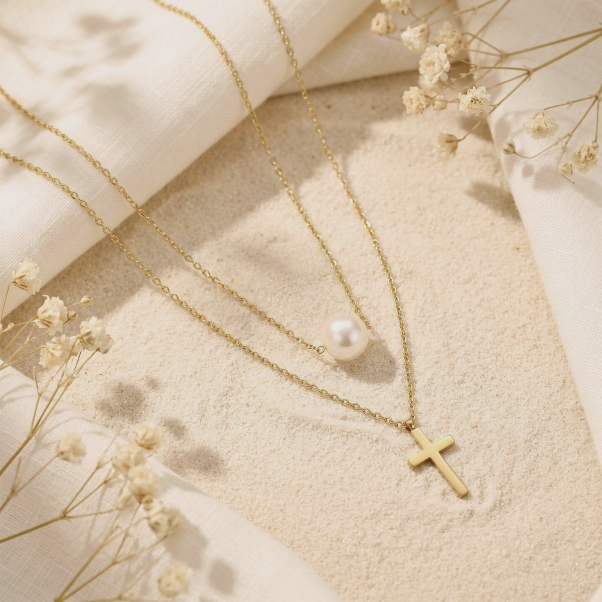 YLQ49548-cross necklace rotation video