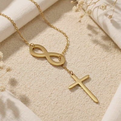 YLQ49601-cross necklace rotation video