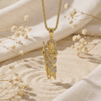 YLQ49685-cross necklace rotation video
