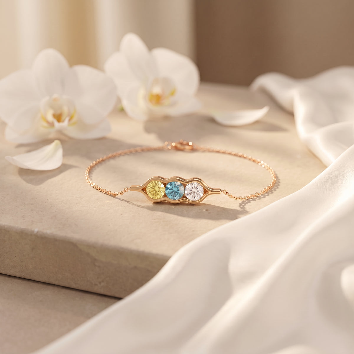 the-adelaide-bracelet in rose gold finish