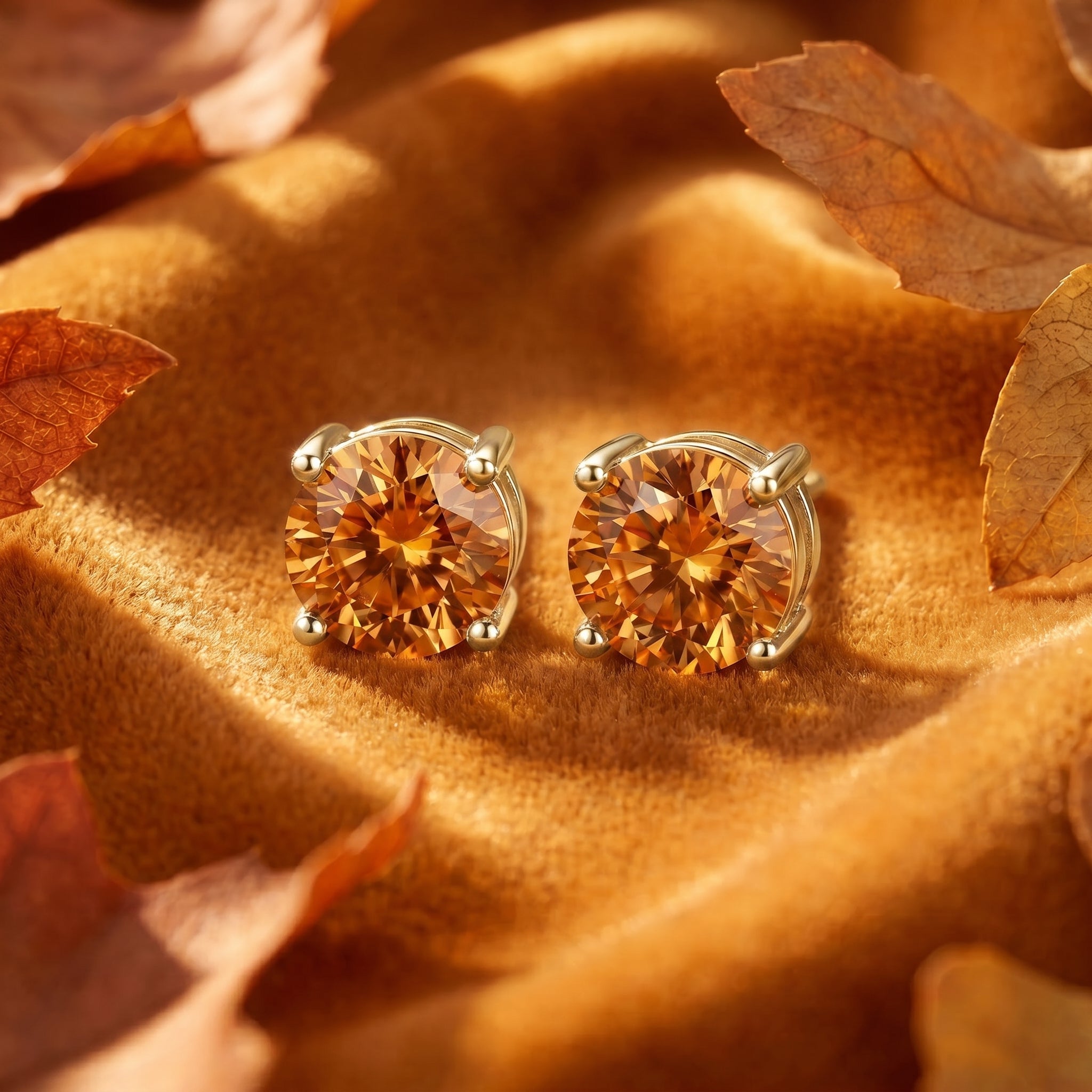 the-aestara-studs-s925-sterling-silver in gold finish