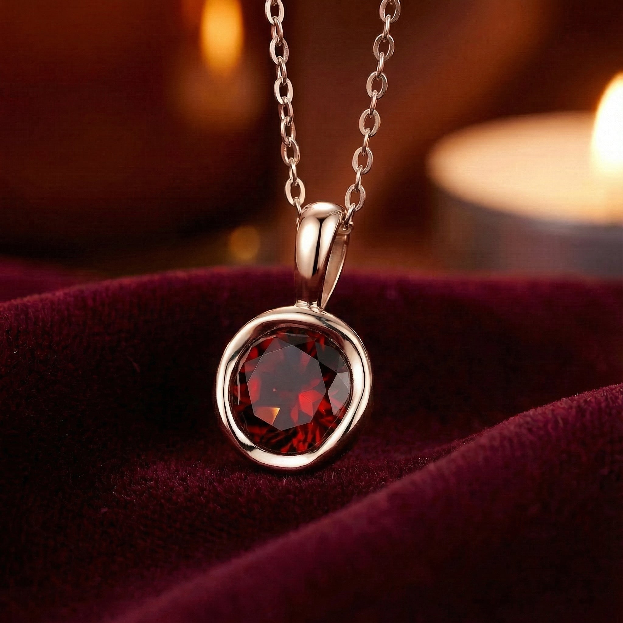the-alanza-pendant-s925-sterling-silver in rose gold finish