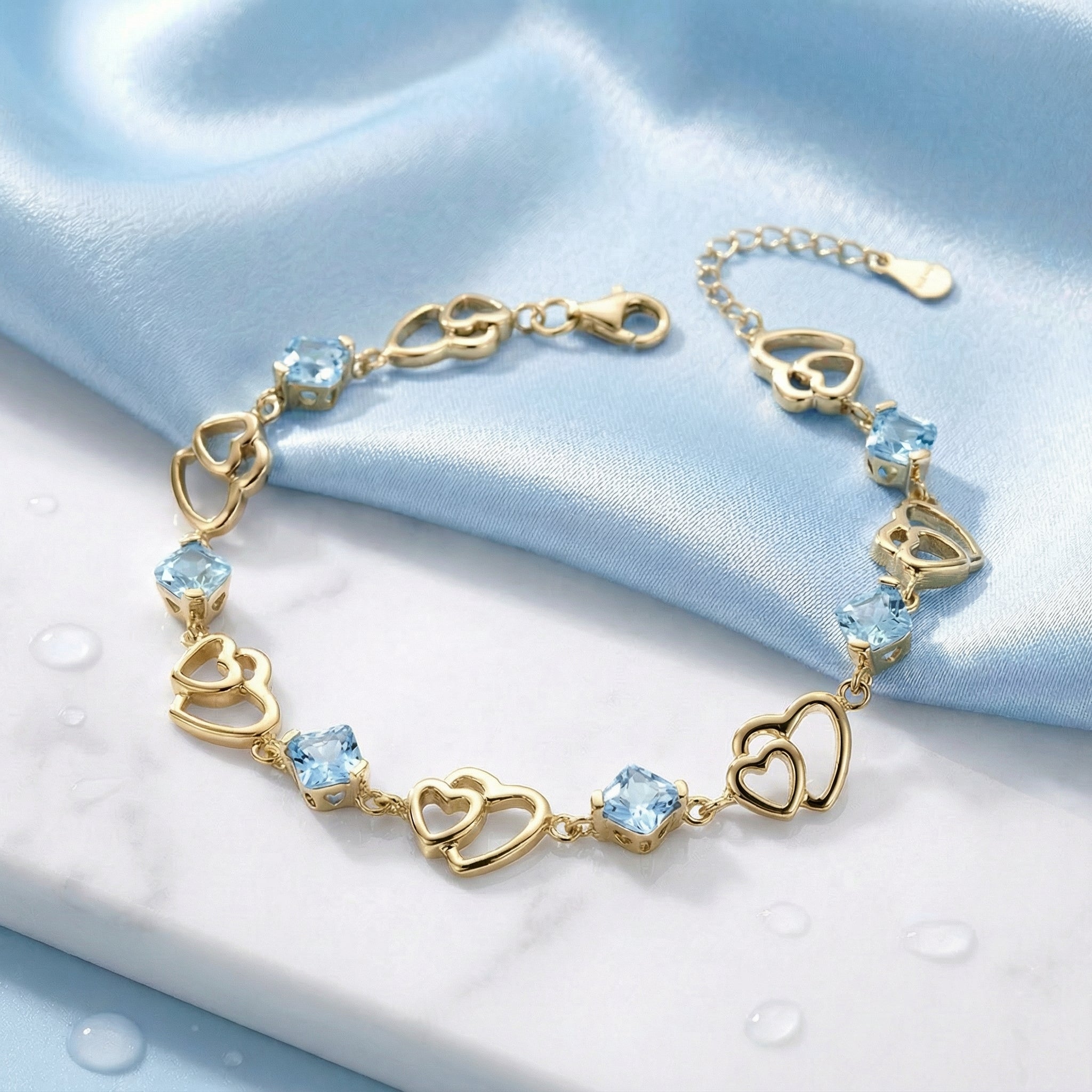the-caelia-heart-s925-sterling-silver in gold finish