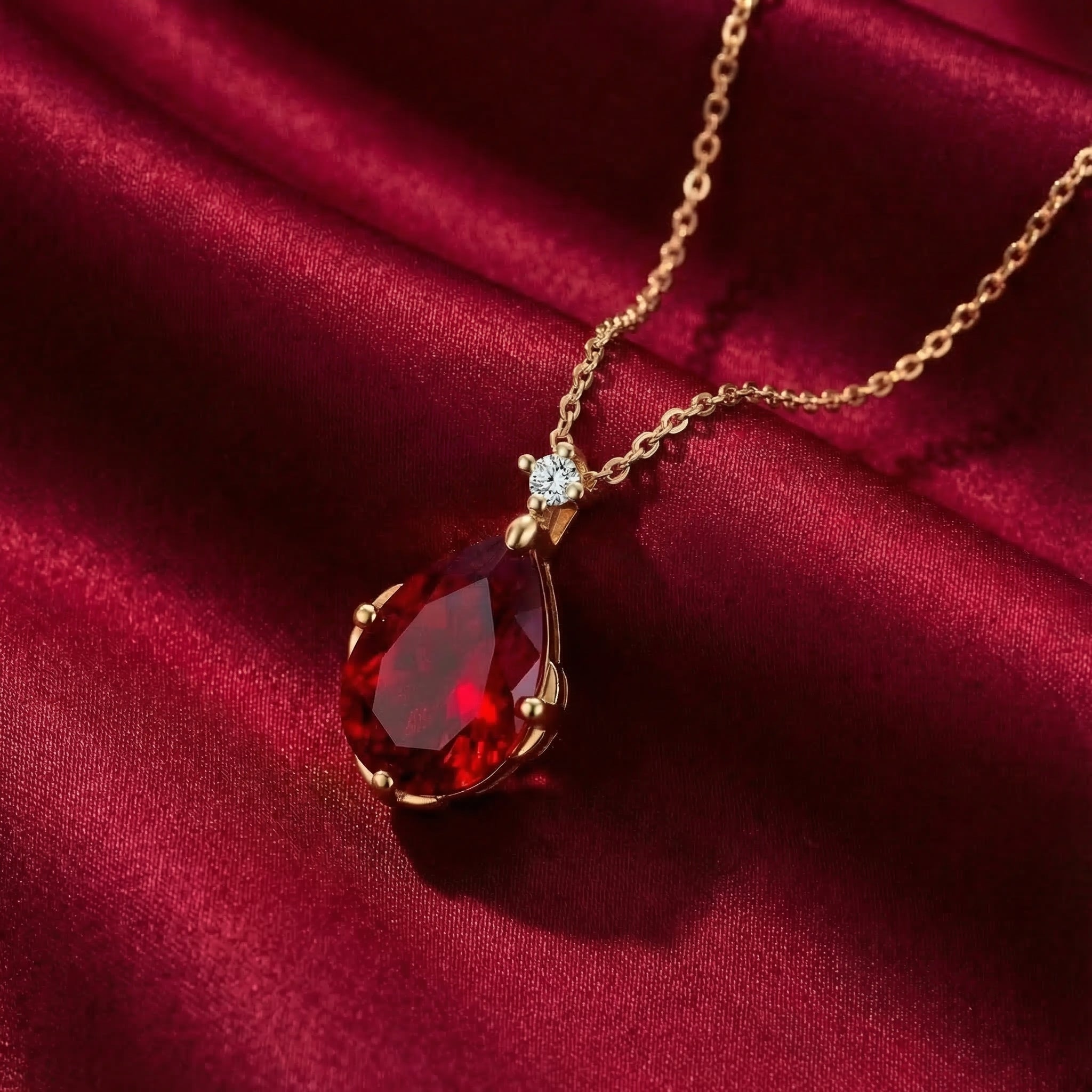 the-celestara-teardrop-18k-gold-vermeil in rose gold finish