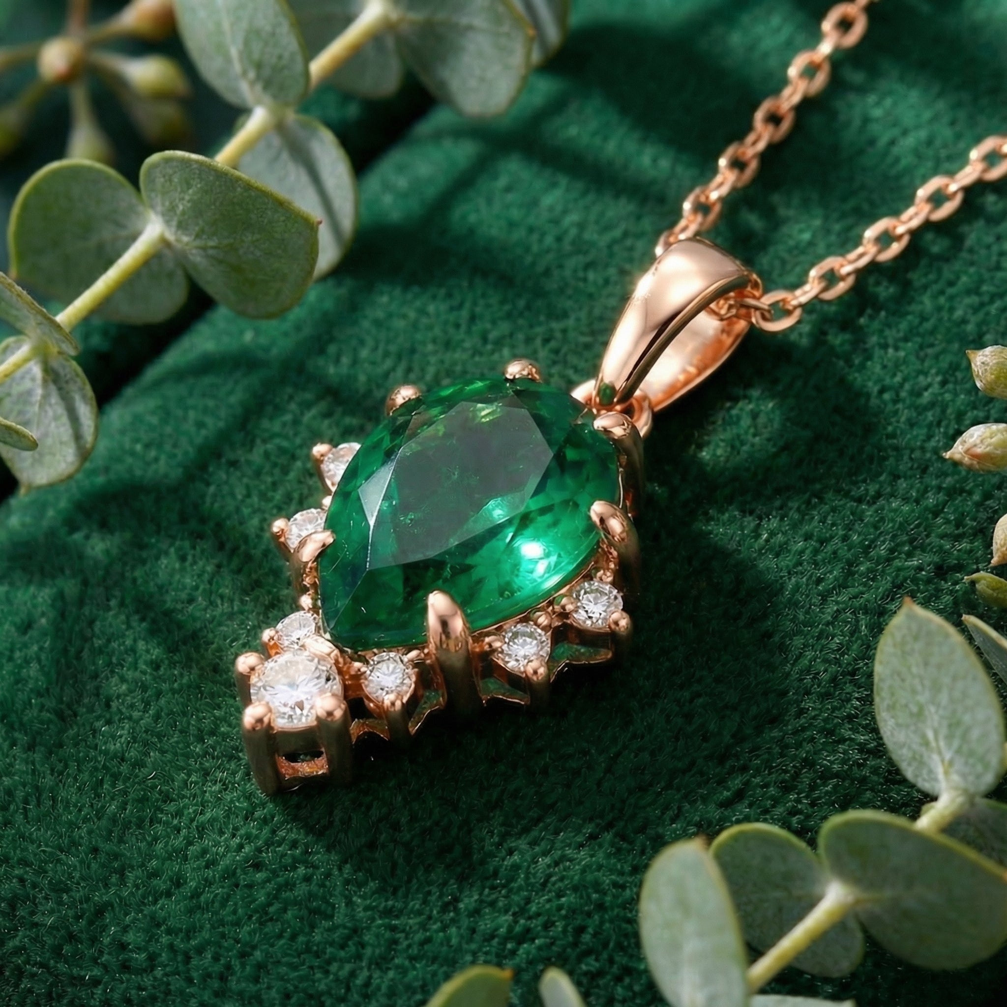 the-elaraea-teardrop-18k-gold-vermeil in rose gold finish