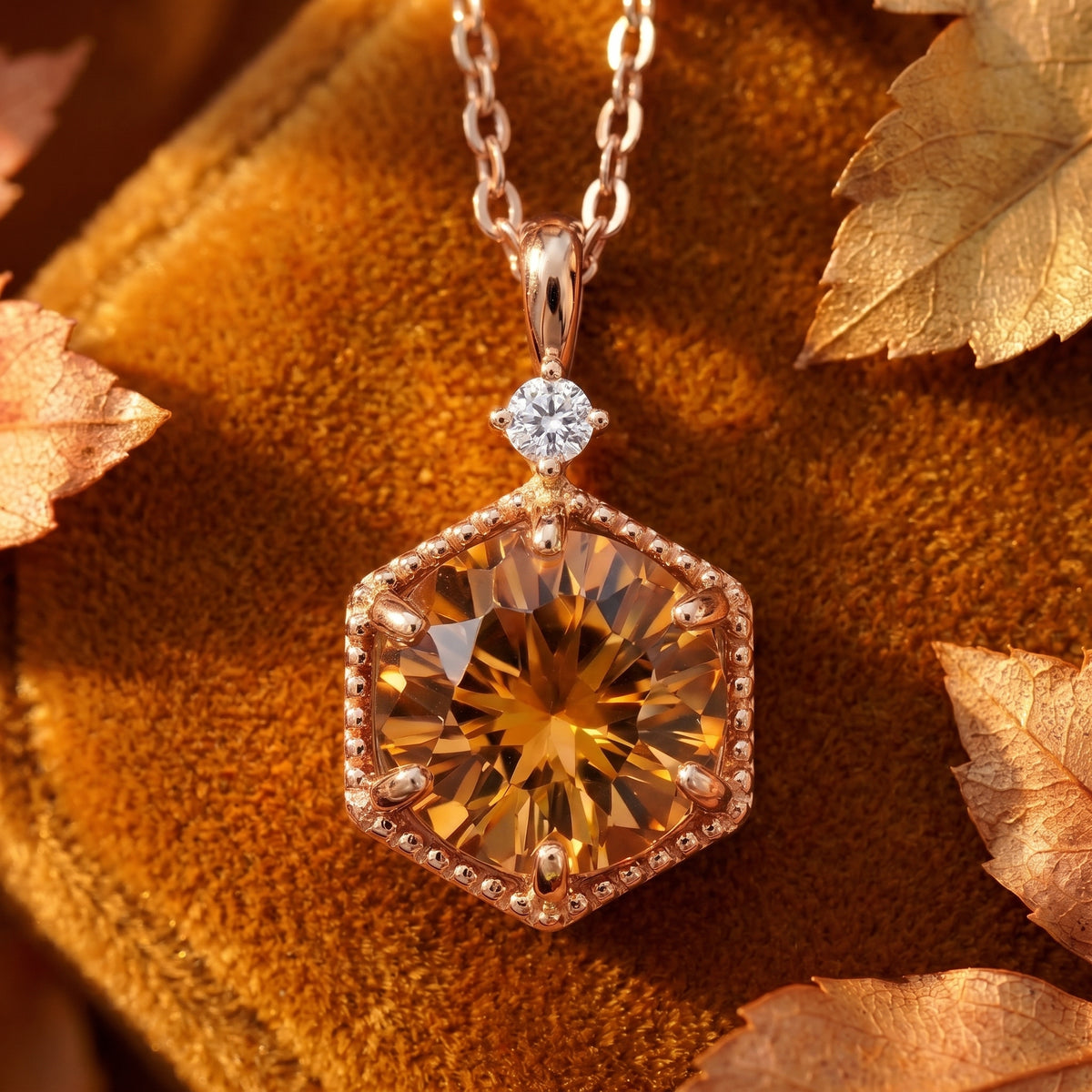 the-kyrelle-hex-18k-gold-vermeil in rose gold finish